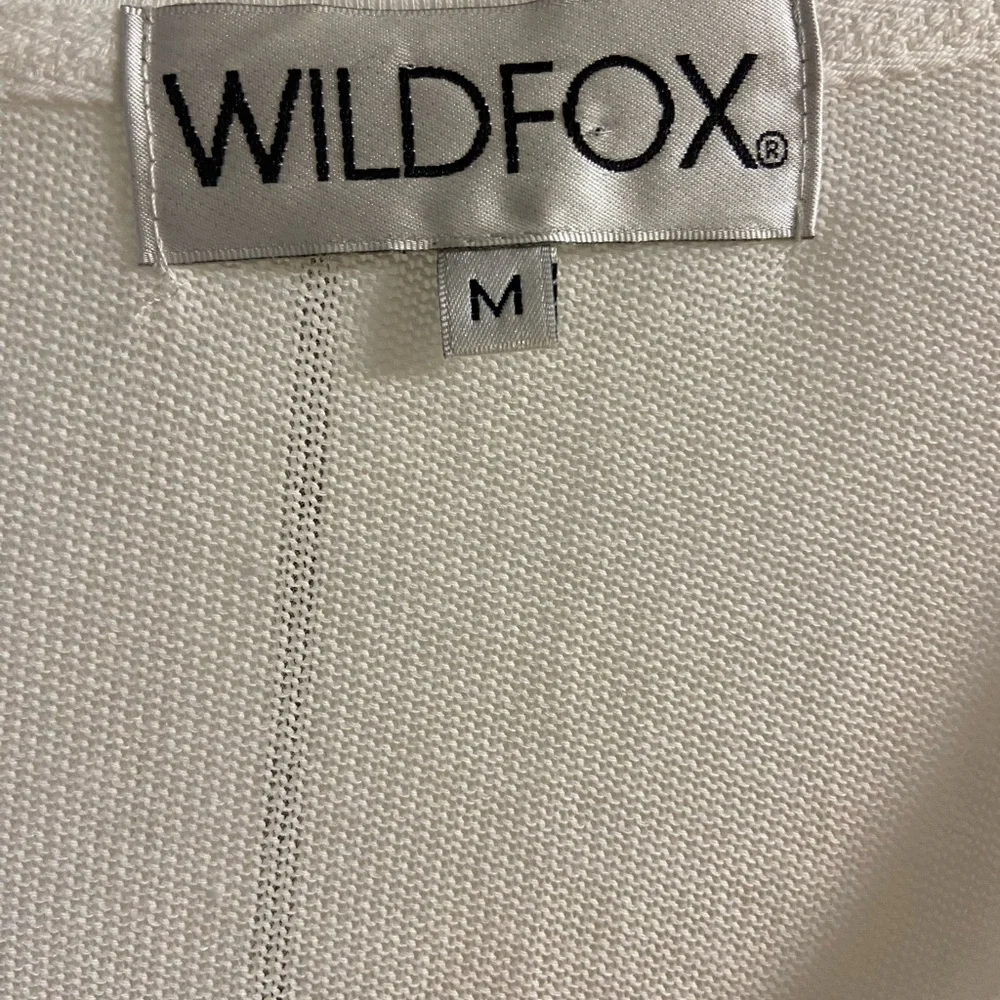 Wildfox Sweater‎ V Neck White Sailor Pullover Medium